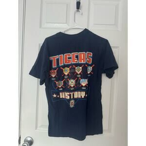 Majestic Detroit Tigers Baseball History Graphic T-Shirt Sz: Medium